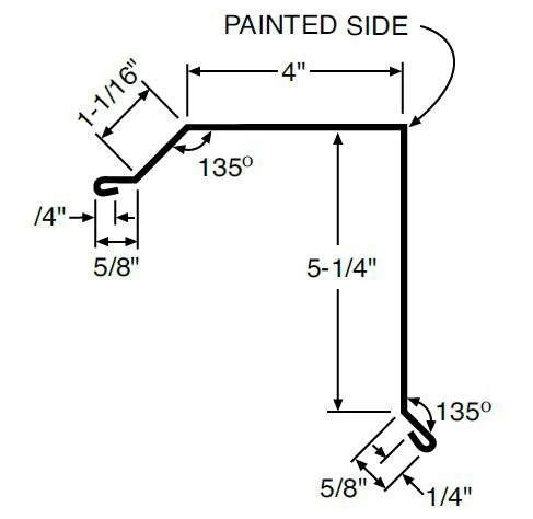 Gable Trim 10.5 Ft Bright White 3 Gable Trim 10.5 Ft Bright White