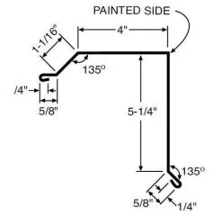 10.5-Foot Forest Green Gable Trim