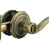 Lido Antique Brass Privacy Bed & Bath Knob -Home-Building Hardware lido 5 pr full