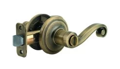 Lido Antique Brass Privacy Bed & Bath Knob