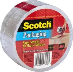 Scotch 1.88-Inch X 54.6-Yard Heavy Duty Shipping Packaging Tape