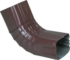 Brown Aluminum Downspout Elbow 2x3