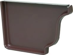 Brown Aluminum Lh End Cap 5 In