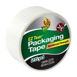 1.88-Inch X 25-Yard Clear, Non-Transparent, Ez Tear Packaging Tape -Home-Building Hardware pack